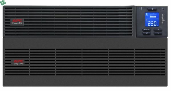 SRV10KRIL Zasilacz UPS APC Easy UPS SRV 10000VA/1000W, 2U, do montażu w szafie rack, 230 V, z modułem bateryjnym 3U, wydłużony czas działania