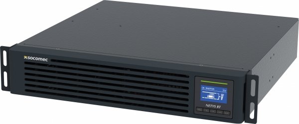NRT4-U010B Zasilacz UPS SOCOMEC NeTYS RT 1000VA /1000W, 2U, On_line, VFI, 1/1, PF=1, baterie wewnętrzne, szyny do montażu w szafie w komplecie