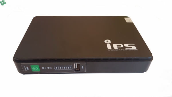 RouterUPS-15 Dedykowany zasilacz awaryjny UPS 15W do routera, z funkcją ładowania urządzeń mobilnych