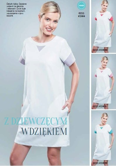 Fartuch Damski 0211 - Różne Rodzaje