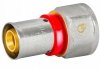 ZŁĄCZKA MUFOWA ZAPRASOWYWANA PEX ALUPEX FI 20x1/2 GW MOCNY MOSIĄDZ DIAMOND FZZ-002.1/2X20.ZŁ-DZ