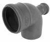 KOLANO KANALIZACYJNE 110 mm 90° PCV Redukcyjne Odejście TYLNE 50 mm Kolanko