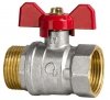 ZAWÓR KULOWY KUREK 3/4'' CALA WZ DN15 MOTYLEK ART.2471-20.WZ.MOT