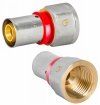 ZŁĄCZKA MUFOWA ZAPRASOWYWANA PEX ALUPEX FI 20x3/4 GW MOCNY MOSIĄDZ DIAMOND FZZ-002.3/4X20.ZŁ-DZ