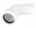KOLANO KANALIZACYJNE PCV PP BIAŁE 32mm kąt 67° ODPŁYWOWE