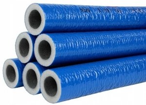 IZOLACJA OTULINA NA RURĘ PEX MIEDZIANĄ PP FI 28/6mm NIEBIESKA 2m