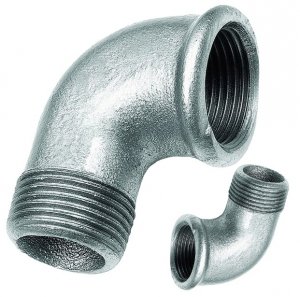 KOLANO KOLANKO OCYNKOWANE Ø 5/4'' NYPLOWE GW/GZ DN32 11/4 ŻELIWNE MOCNE