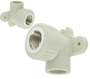 KOLANO 20x1/2 GW KOLANKO ŚCIENNE PP Z ŁAPAMI ZGRZEWANE Z WIESZAKIEM