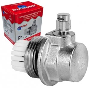 ODPOWIETRZNIK AUTOMATYCZNY PRAWY ZAWÓR ODPOWIETRZAJĄCY Ø 1 DO GRZEJNIKA ART.850-25-P