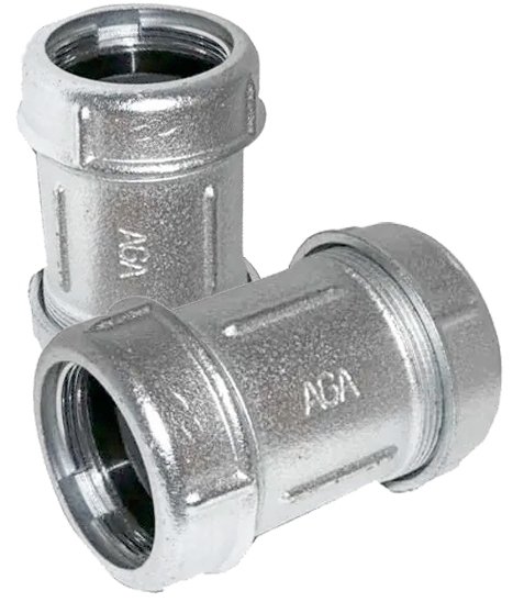 ZŁĄCZKA MUFA ZACISKOWA SKRĘCANA NAPRAWCZA 1" DN25 OCYNK Typu Gebo QO