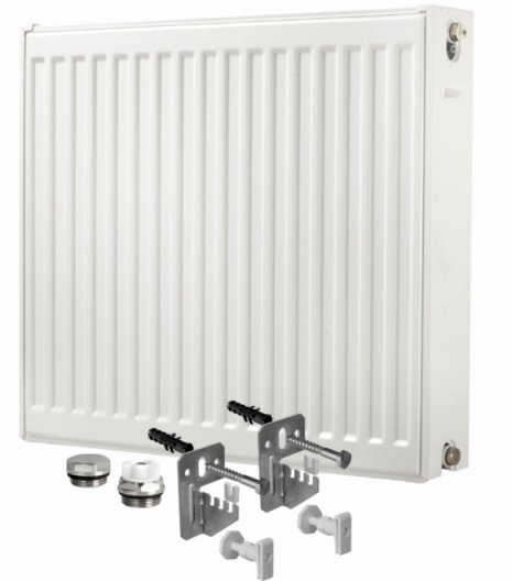 GRZEJNIK C22 550x700 PANELOWY STALOWY DWUPŁYTOWY BOCZNY DIAMOND 55x70cm