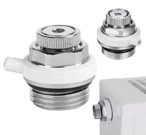 ODPOWIETRZNIK AUTOMATYCZNY GRZEJNIKOWY HIGROSKOPIJNY 1/2" AUTOMAT MOSIĘŻNY