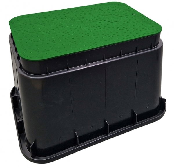 SKRZYNKA STUDZIENKA ZAWOROWA STANDARD DO 4 ELEKTROZAWORY - DUŻA ZIELONA