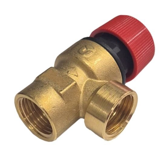 ZAWÓR BEZPIECZEŃSTWA 1/2&quot; 6 BAR DO C.O. , C.W.U. GW-GW WW ART.711-15-6