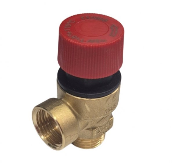 ZAWÓR BEZPIECZEŃSTWA 1/2&quot; 6 BAR DO C.O. , C.W.U. GW-GZ WZ ART.711-15-6-WZ