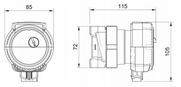POMPA CYRKULACYJNA C.W.U. DIAMOND Energooszczędna