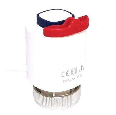 Siłownik M28 termoelektryczny 230V NC (beznapięciowo zamknięty)
