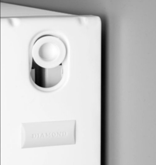 GRZEJNIK C22 550x500 PANELOWY STALOWY DWUPŁYTOWY BOCZNY DIAMOND 55x50cm