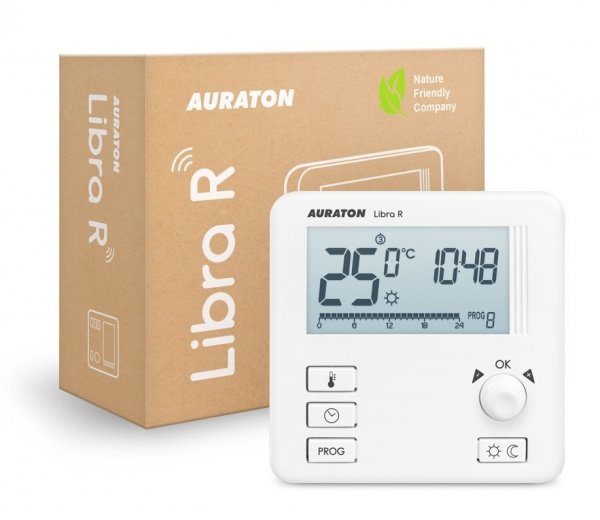 AURATON LIBRA R TYGODNIOWY , BEZPRZEWODOWY REGULATOR TEMPERATURY TERMOSTAT
