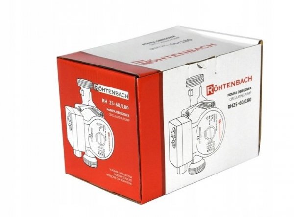 POMPA OBIEGOWA CO CYRKULACYJNA 25-60/180 RH Rohtenbach