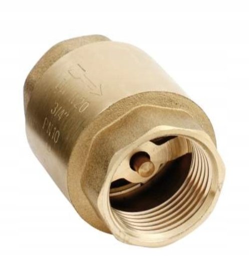 ZAWÓR ZWROTNY KIERUNKOWY 1/2&quot; cala DN15 Mosiężny Grzybek
