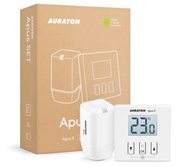 AURATON APUS SET GŁOWICA ELEKTRONICZNA REGULATOR