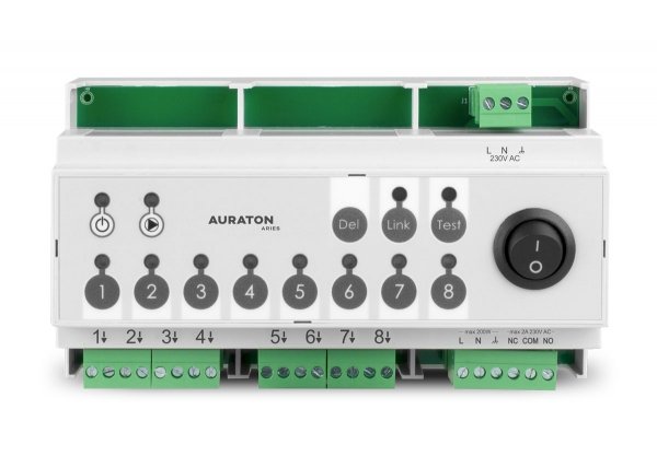 AURATON ARIES BEZPRZEWODOWA LISTWA STERUJĄCA SIŁOWNIKAMI STEROWNIK