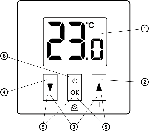 AURATON AQUILA R DOBOWY , BEZPRZEWODOWY REGULATOR TEMPERATURY (nadajnik)
