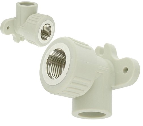 KOLANO 20x1/2&quot; GW KOLANKO ŚCIENNE PP Z ŁAPAMI ZGRZEWANE Z WIESZAKIEM