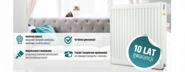GRZEJNIK DIAMOND TYP C22 600X700 PŁYTOWY STALOWY PODŁĄCZENIE BOCZNE