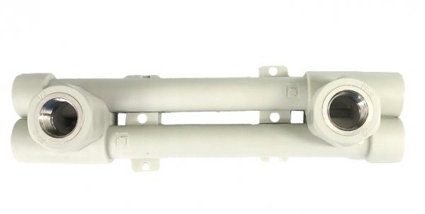 LISTWA MONTAŻOWA DO BATERII PŁYTKA PP FI 20mm x 1/2&quot;  ZGRZEWANA PRZELOTOWA