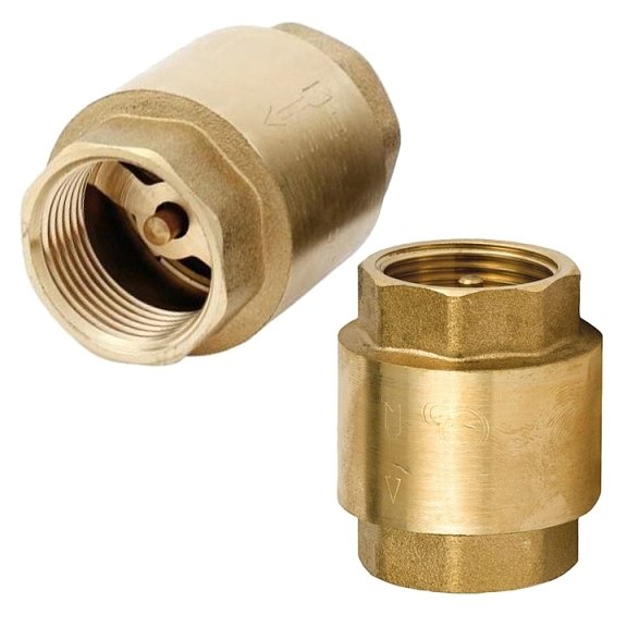ZAWÓR ZWROTNY KIERUNKOWY 1/2&quot; cala DN15 Mosiężny Grzybek