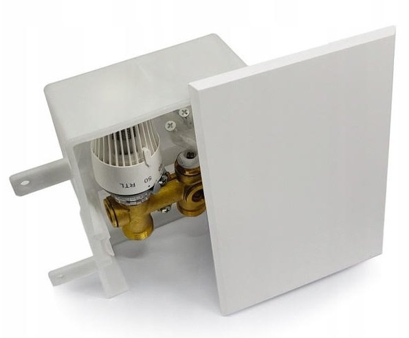 OGRANICZNIK RTL 3/4 ZAWÓR DO PODŁOGÓWKI PODTYNKOWY GŁOWICA BOX KASETOWY P