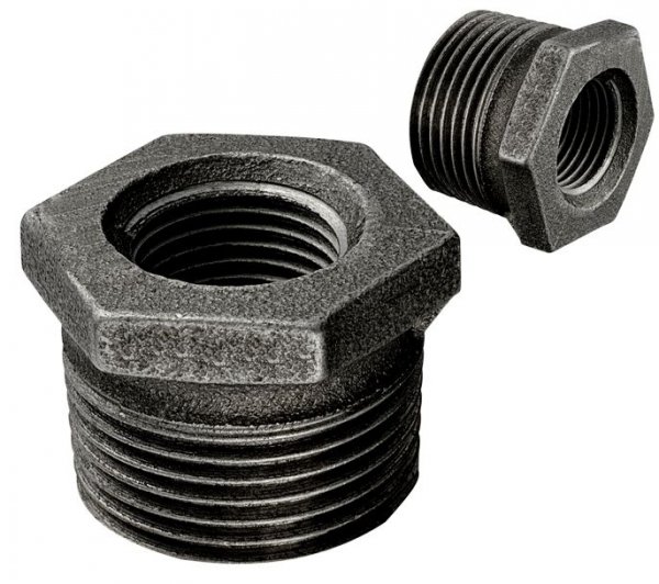 REDUKCJA CZARNA 6/4''x5/4" GZ GW ZWĘŻKA REDUKCYJNA DN40/32 , 11/2X11/4