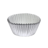 Metaliczne papilotki na muffinki 50mm SREBRNE 30szt