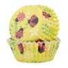 Foliowane Papilotki do Pieczenia Muffinek 5cm BIEDRONKI Wiosna 30szt