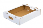 Pudełko kartonowe PROSTOKĄTNE  na pączki ciasta 40x30x8cm małe