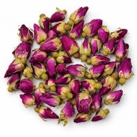 Pączki róży czerwone suszone jadalne do dekoracji tortu 100g 