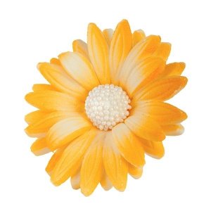 Margaretka kwiat z masy cukrowej 1 szt. - KOLOR ŻÓŁTY