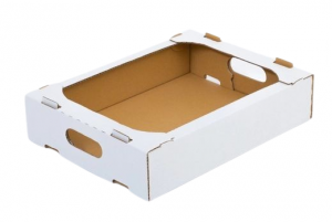 Pudełko kartonowe PROSTOKĄTNE  na pączki ciasta 40x30x8cm małe
