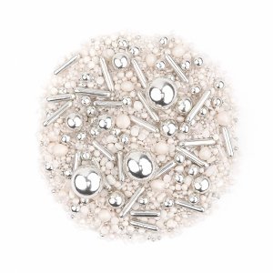 Słodki Bufet Posypka Cukrowa - CRYSTAL WHITE 90g