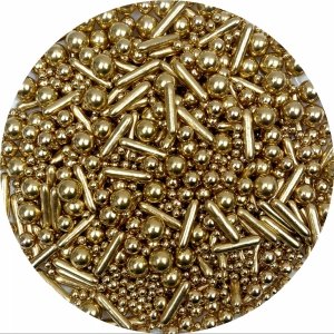 Posypka cukrowa METALIC GOLD DUST 100 g Złota Posypka na Tort 