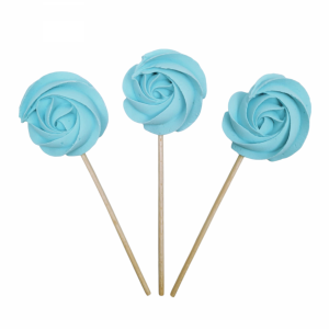 Lizaki Bezowe NIEBIESKIE – Dekoracja na Tort i Deser | 3 sztuk | Hokus