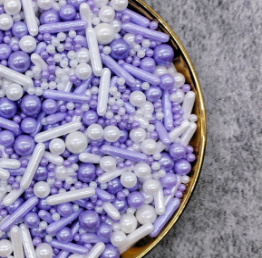 Posypka cukrowa LAVENDER DREAMS 100 g – fioletowa dekoracja do wypieków