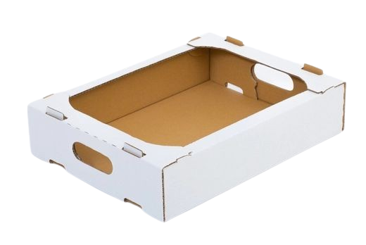 Pudełko kartonowe PROSTOKĄTNE  na pączki ciasta 40x30x8cm małe