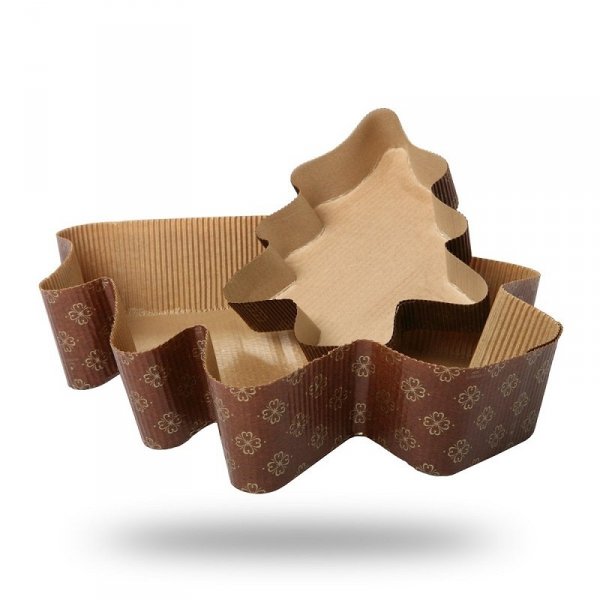Forma papierowa do pieczenia ciasta CHOINKA mała - 5szt