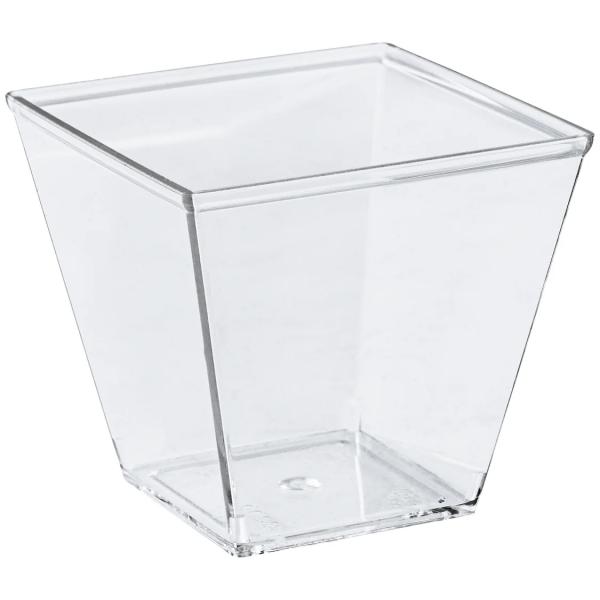 Pucharki do Deserów Monoporcji MINI 60ml 25szt Pojemniki Wielorazowe