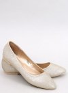 Baleriny brokatowe CHIESA GOLD