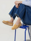 Damskie Mokasyny – Camel, Zamszowe Martina CAMEL