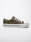 Damskie Trampki KALVAR BLACKISH GREEN
